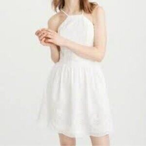 Abercrombie & Fitch Mini Dress White Graduation Small